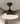 Heron-Ventilador Negro Oro Dimable