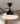 Heron-Ventilador Negro Oro Dimable